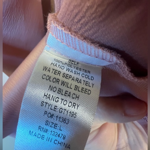 NWT Dusty Rose cami - size Large - Picture 5 of 5